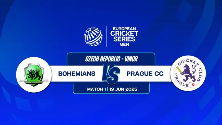 ECS Czechia, Premier, 2025: Bohemians vs Prague CC