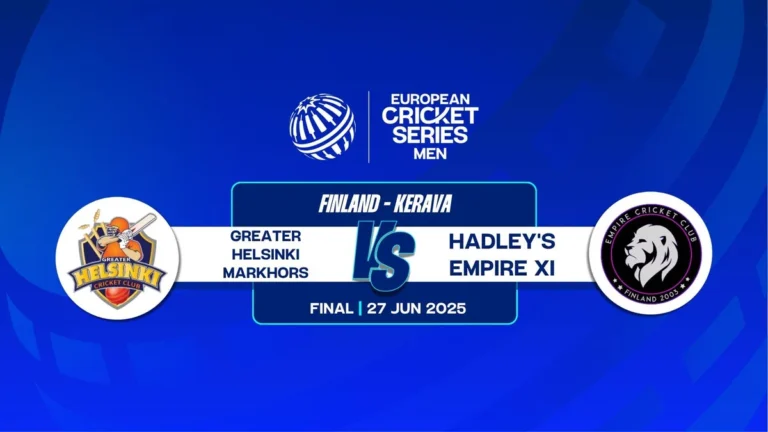 ECS Finland, 2025 Final: Greater Helsinki Markhors vs Hadley's Empire XI