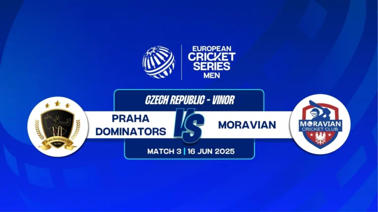 Praha Dominators (PRD) বনাম Moravian (MCC)