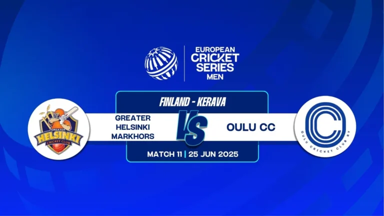 ECS Finland, 2025: Greater Helsinki Markhors vs Oulu CC
