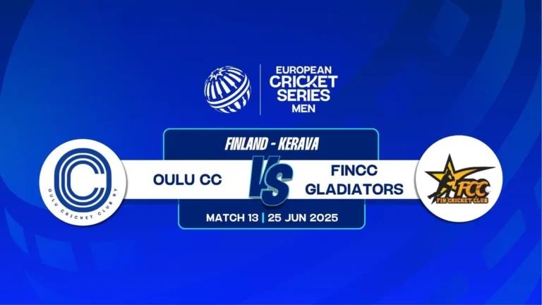 ECS Finland, 2025: Oulu CC vs FinCC Gladiators