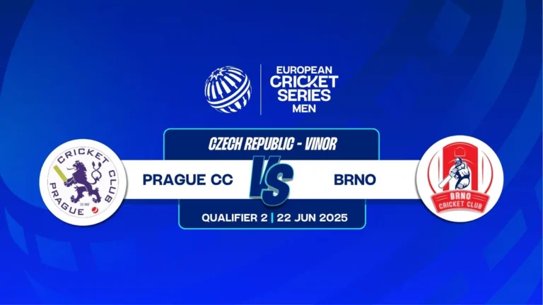 ECS Czechia, Premier, 2025 – কোয়ালিফায়ার ২: Prague CC vs Brno