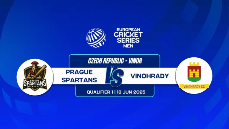 ECS Czechia, Challenger 2025 – Qualifier 1: Prague Spartans vs Vinohrady CC