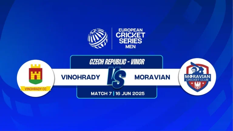 Vinohrady CC (VCC) বনাম Moravian (MCC)
