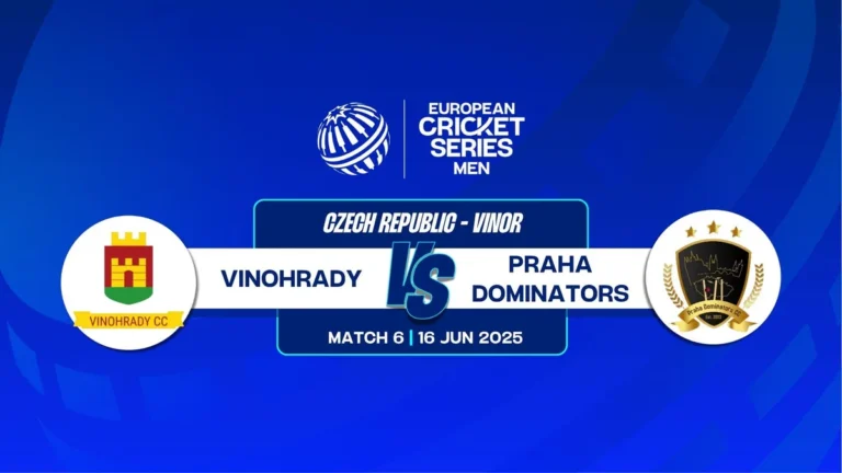 Vinohrady CC (VCC) বনাম Praha Dominators (PRD)